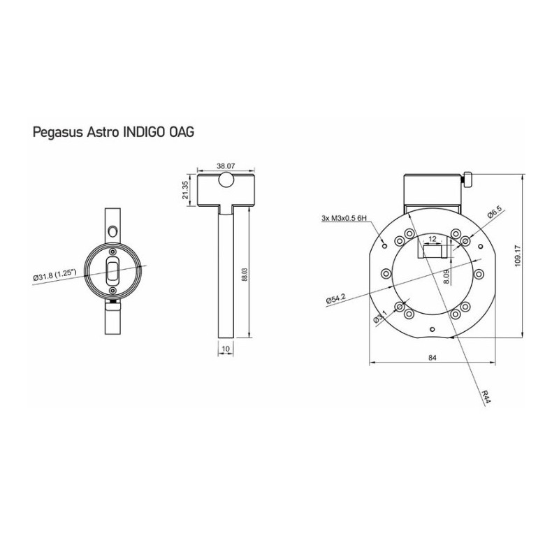 Off-axis guide Pegasus Astro Indigo OAG