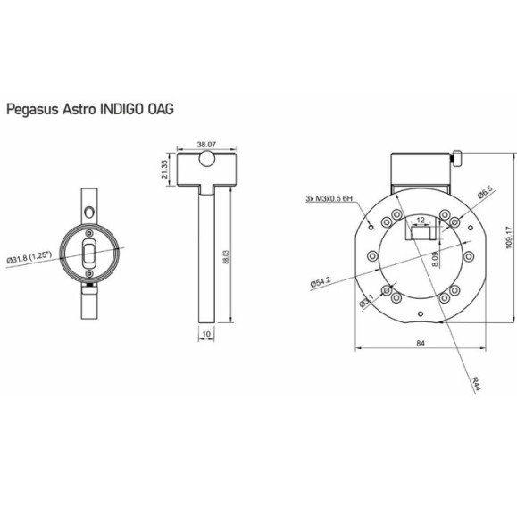 Off-axis guide Pegasus Astro Indigo OAG