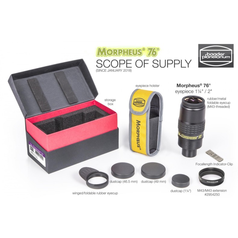 Baader Morpheus® 76° Eyepiece Set... Baader Morpheus® 76° Eyepiece Set...