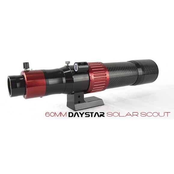 Daystar ST 60/930 SolarScout solar telescope, carbon, H-Alpha, protuberances,OTA