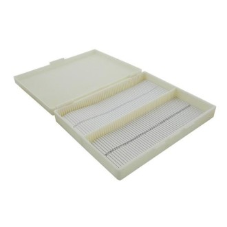Box for storing 100 preparations