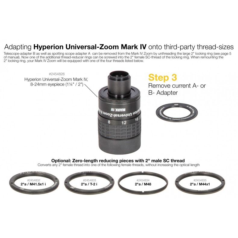 Zero optical length reducer ring 2 "a... Zero optical length reducer ring 2 "a...