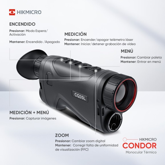Hikmicro Condor Series CH35L 384X288 Px thermal monocular.