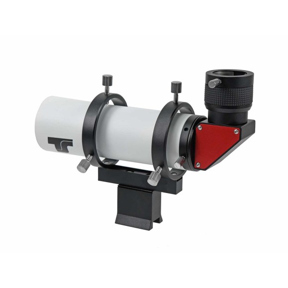 Angled finder and viewfinder guide TS-Optics 50 mm with 90° view - 1.25" and T2 connection