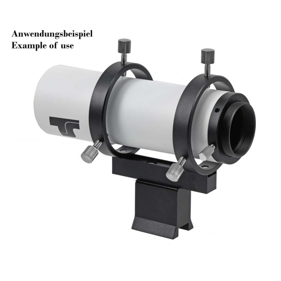 Angled finder and viewfinder guide TS-Optics 50 mm with 90° view - 1.25" and T2 connection