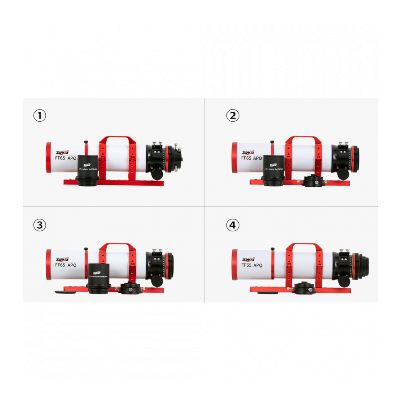 Flattener reducer ZWO 0,75x FOR FF65 Flattener reducer ZWO 0,75x FOR FF65
