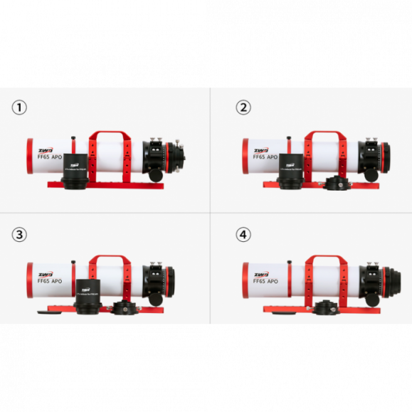 Flattener reducer ZWO 0,75x FOR FF65