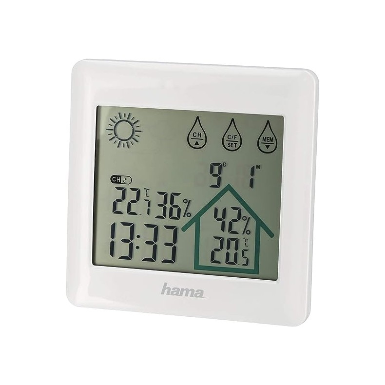 Weather Station HAMA Action White Weather Station HAMA Action White