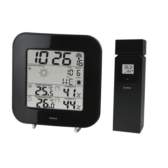 Weather Station HAMA EWS-200 Black