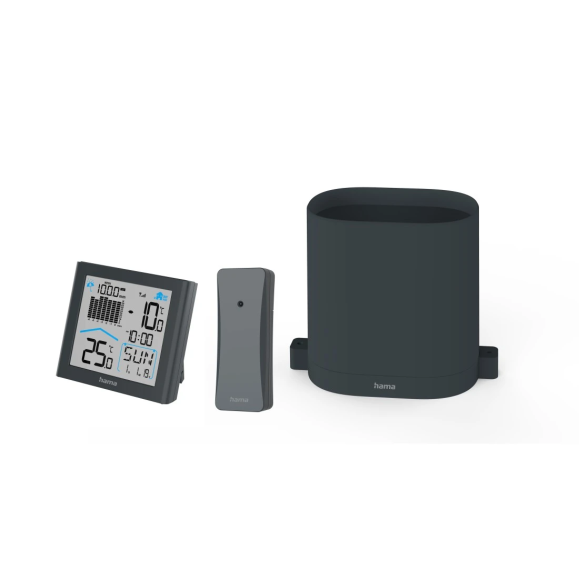 Weather Station HAMA Rainy Black