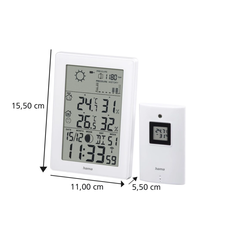 Weather Station HAMA EWS-3200 White