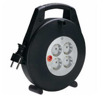 Cable reel HAMA 4 Sockets 5m