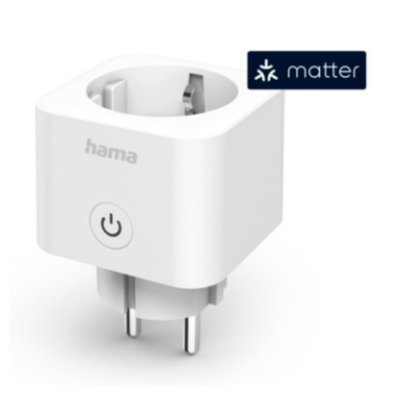 Smart plug HAMA 16a 3680 W, White