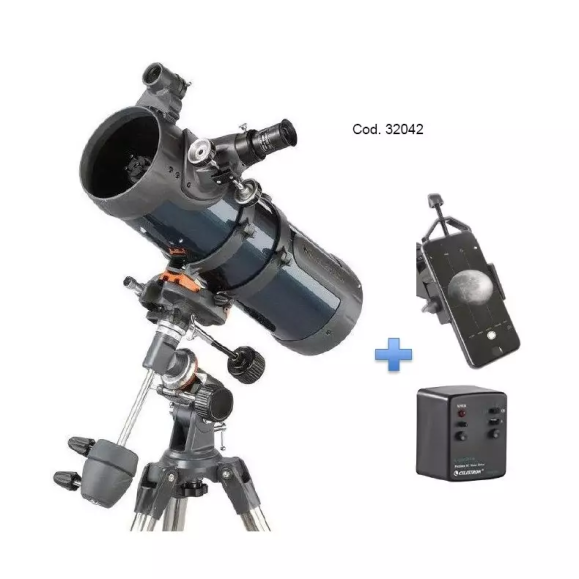 Telescope Pack Celestron AstroMaster 114 EQ-MD Smartphone with customized beginners course