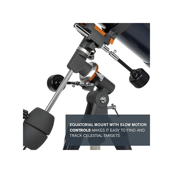 Pack Telescope Celestron AstroMaster 130 EQ-MD with 31051 motor with customized initiation course
