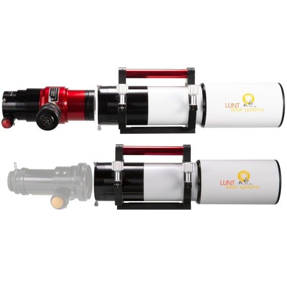 LUNT LS100MT/B1200R&P APO telescope for the Sun and starry sky