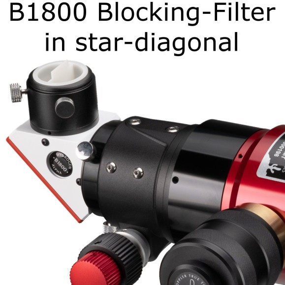 LUNT multi-purpose solar and night sky telescope LS100MT/B1800R APO