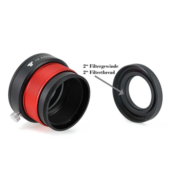 Corrector/Flattener TS-Optics 1.0x for refractors between 80-155mm in diameter