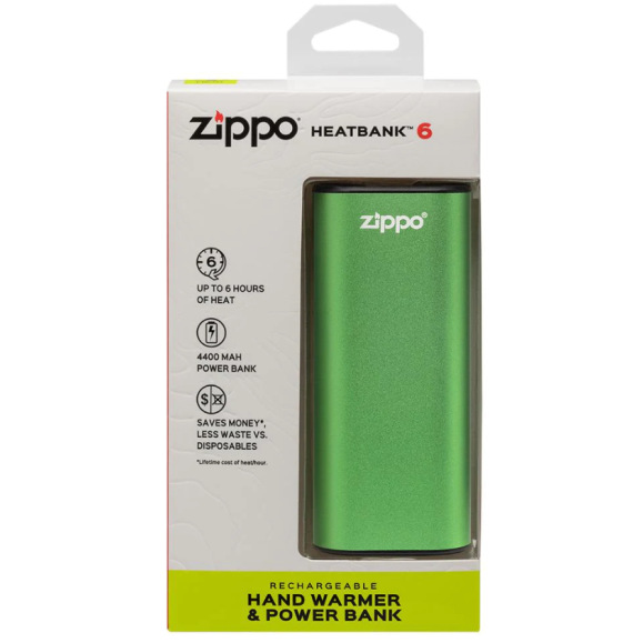 ZIPPO HeatBank® 6s rechargeable hand warmer BLACK USB