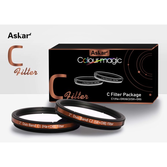 ASKAR Colour Magic C Duo-band filter set 2" ASKAR Colour Magic C Duo-band filter set 2