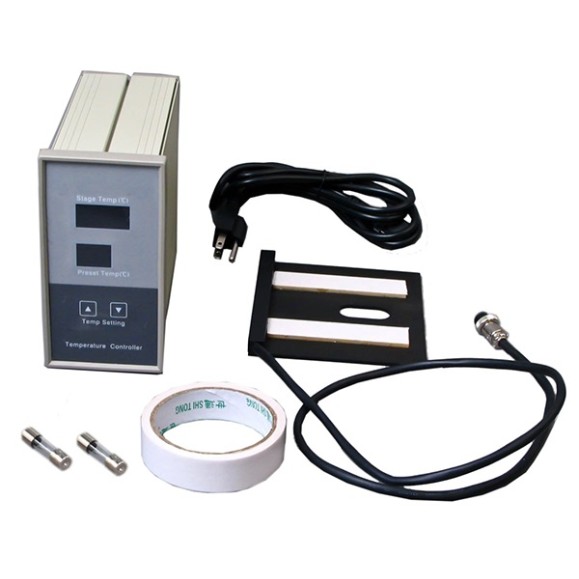 Universal heating plate BMS for microscopes