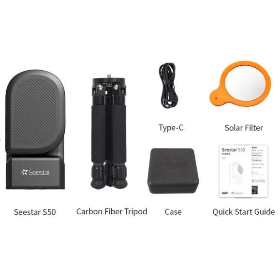 SeeStar S50 triplet apochromatic refractor telescope