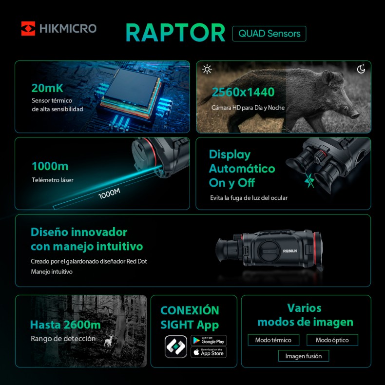 Raptor RH50LN HIKMICRO Digital...