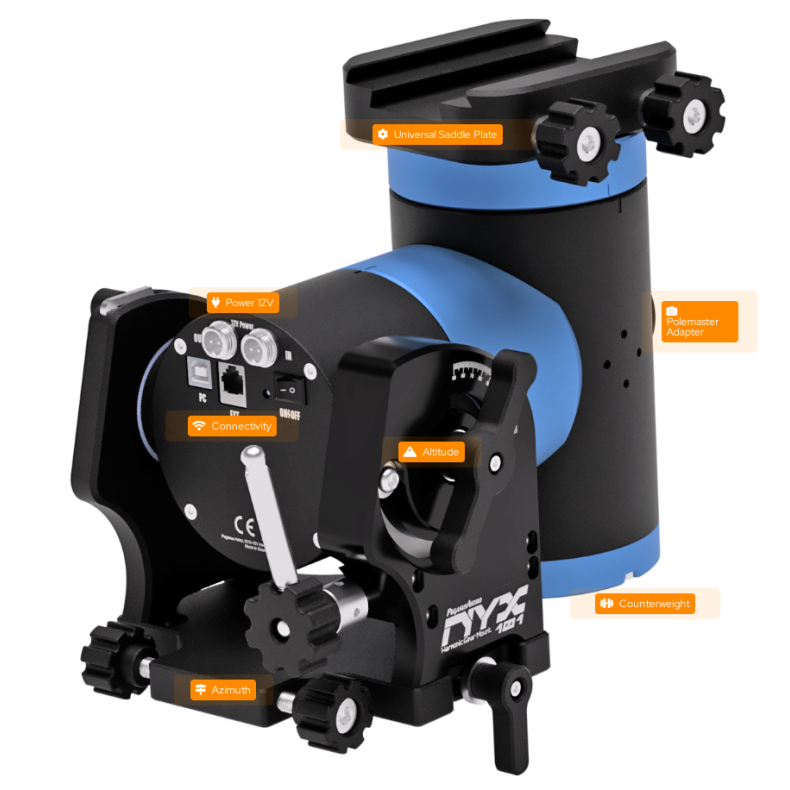 Equatorial harmonic mount Pegasus...