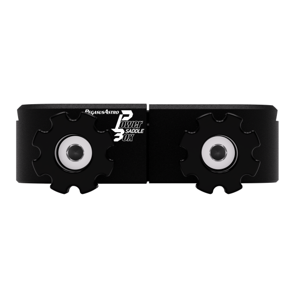 Equatorial harmonic mount Pegasus Astro NYX-101 with pre-installed Saddle Powerbox female mount