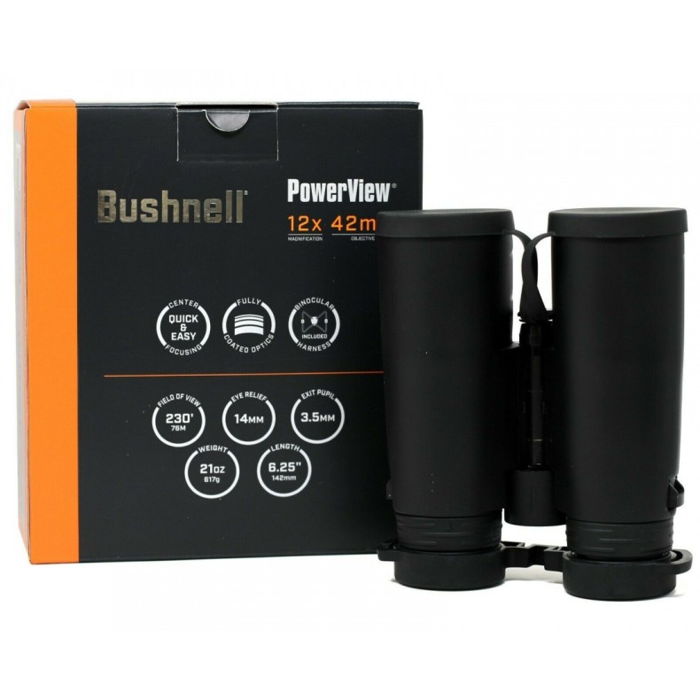 BUSHNELL POWERVIEW 2 - 12x42 Binoculars BUSHNELL POWERVIEW 2 - 12x42 Binoculars