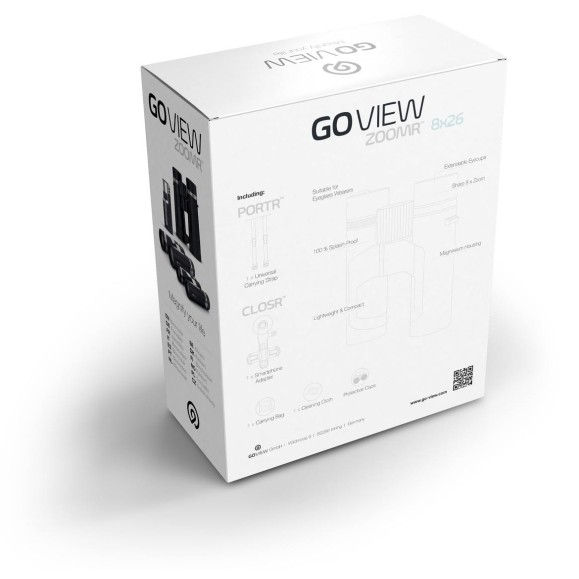 GoView Binoculars ZOOMR 8x26, Miami Blue