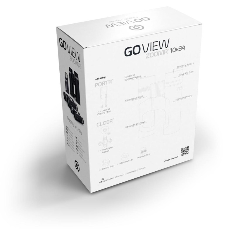 GoView Binoculars ZOOMR 10x34,... GoView Binoculars ZOOMR 10x34,...