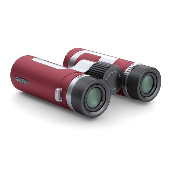 GoView Binoculars ZOOMR 10x34, Ruby Red