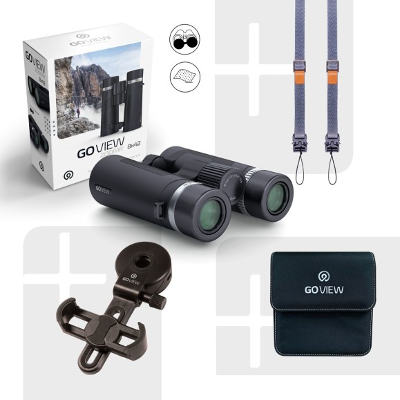 GoView Binoculars ZOOMR 8x42, Phantom Black