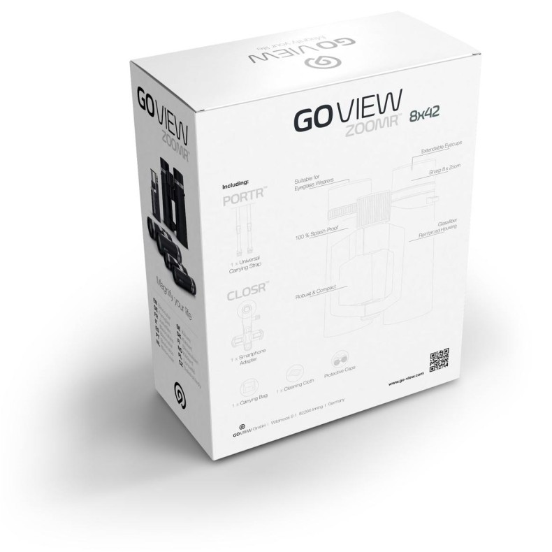 GoView Binoculars ZOOMR 8x42, Oak Green GoView Binoculars ZOOMR 8x42, Oak Green