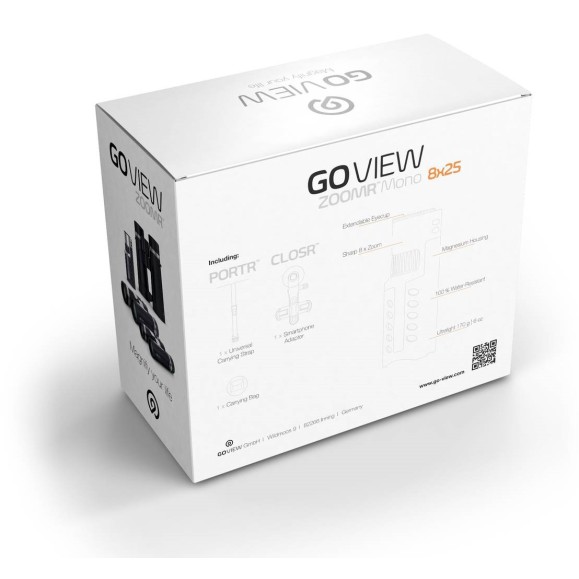 GoView Monocular ZOOMR HD, Sunset Orange