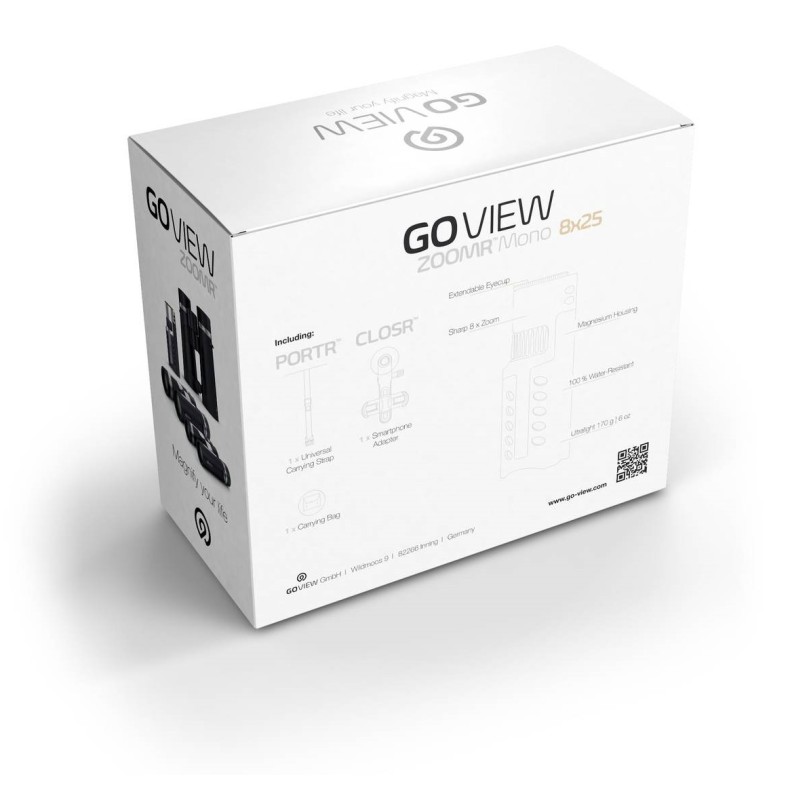 GoView Monocular ZOOMR HD, Light Brown