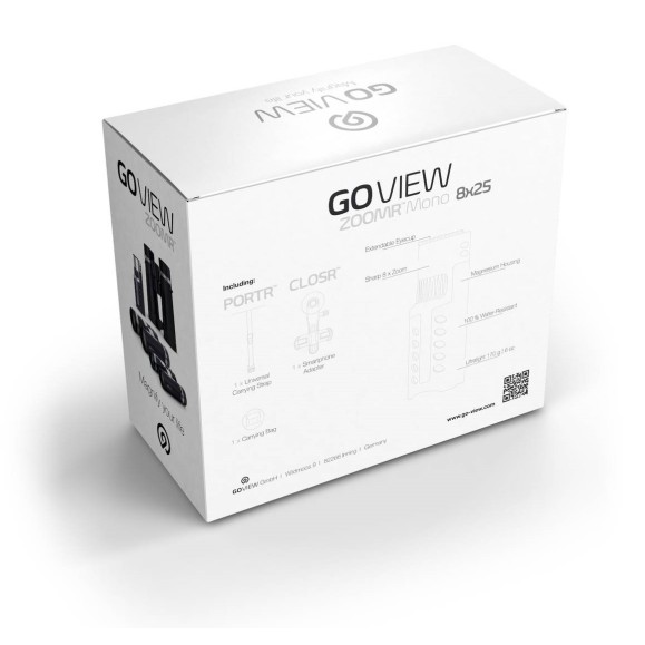GoView Monocular ZOOMR HD, Phantom Black