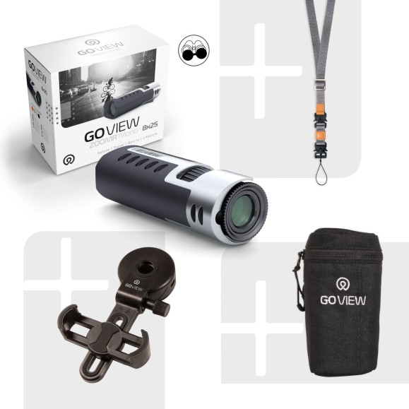 GoView Monocular ZOOMR HD, Phantom Black