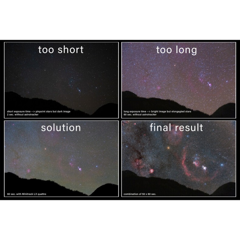 OMEGON MiniTrack LX Quattro NS Mount OMEGON MiniTrack LX Quattro NS Mount