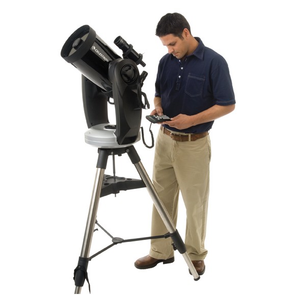 CELESTRON CPC 800 telescope package with equatorial wedge HD PRO