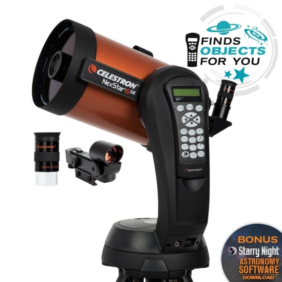 Pack Telescope Celestron NexStar 6 SE with transformer and eyepiece X-CEL LX 5mm