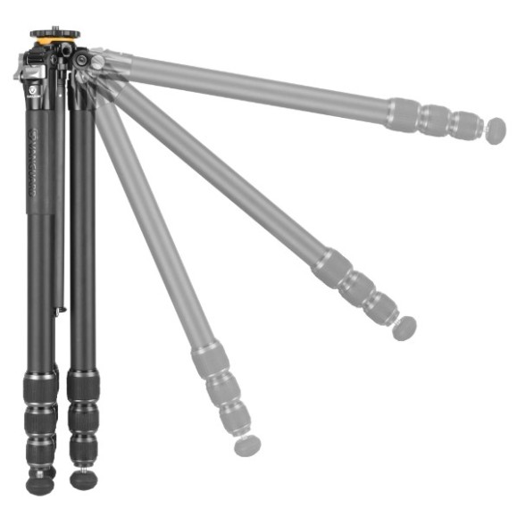 Aluminum travel tripod Vanguard VEO 5+304AT without ball head