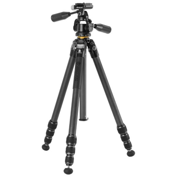 Travel tripod Vanguard VEO 5 kit 264CPS38 carbon, 3-way tripod head