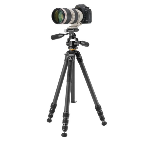 Travel tripod Vanguard VEO 5 kit 264CPS38 carbon, 3-way tripod head