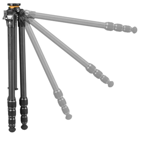 Travel tripod Vanguard VEO 5 kit 264CPS38 carbon, 3-way tripod head