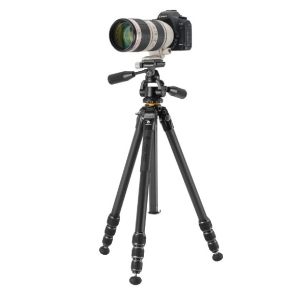 Travel tripod Vanguard VEO 5 kit 264APS38 aluminum, 3-way tripod head