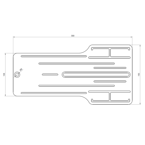 Adaptor plate Pegasus Astro A-PLATE
