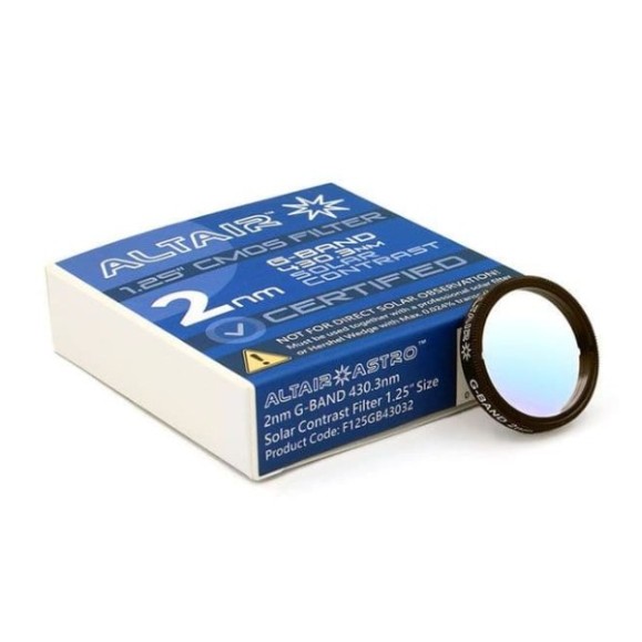 ALTAIR ASTRO Solar Contrast Filter G Band 2nm - 1.25" 430.3nm