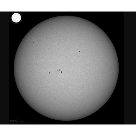 ALTAIR ASTRO Solar Contrast Filter G Band 2nm - 1.25" 430.3nm